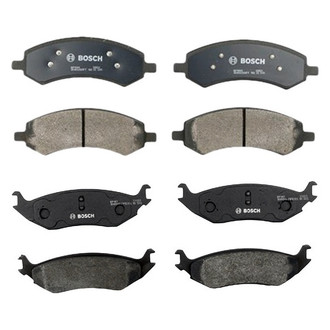 Bosch® - QuietCast™ Premium Organic Front and Rear Disc Brake Pad Set