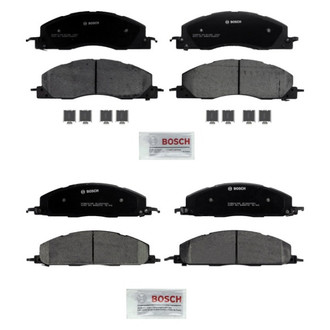 Bosch® - QuietCast™ Premium Ceramic Front and Rear Disc Brake Pad Set