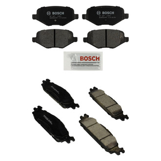 Bosch® - QuietCast™ Premium Ceramic Front and Rear Disc Brake Pad Set