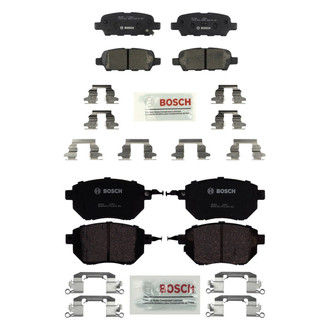 Bosch® - QuietCast™ Premium Ceramic Front and Rear Disc Brake Pad Set