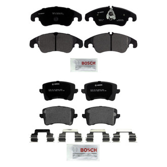 Bosch® - QuietCast™ Premium Organic Front and Rear Disc Brake Pad Set
