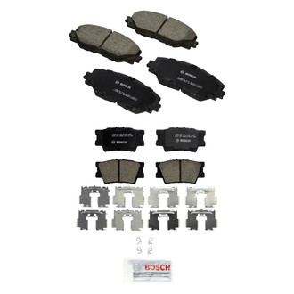 Bosch® - QuietCast™ Premium Ceramic Front and Rear Disc Brake Pad Set