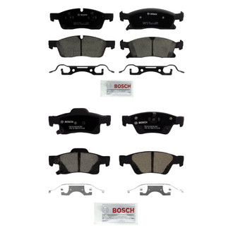 Bosch® - QuietCast™ Premium Ceramic Front and Rear Disc Brake Pad Set