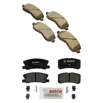 Bosch® - QuietCast™ Premium Ceramic Front and Rear Disc Brake Pad Set