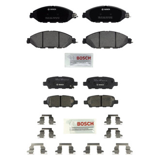 Bosch® - QuietCast™ Premium Ceramic Front and Rear Disc Brake Pad Set