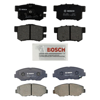 Bosch® - QuietCast™ Premium Ceramic Front and Rear Disc Brake Pad Set