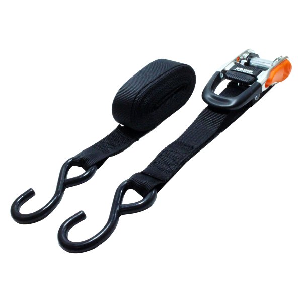 Boxer Tools® - Quick Release Heavy Duty Ratchet Tie Downs with J Hooks