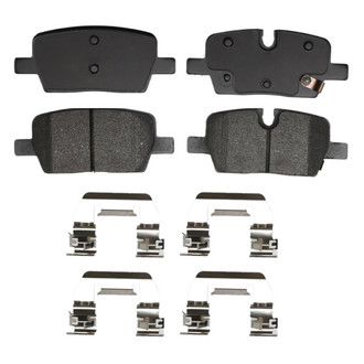 bproauto® - Semi-Metallic Front and Rear Disc Brake Pads