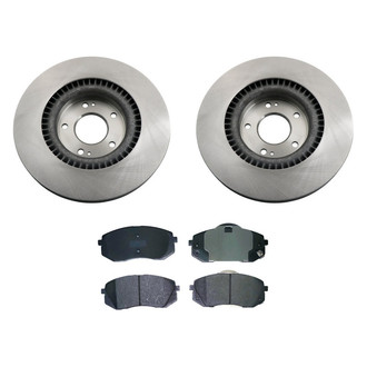 bproauto® - Front Brake Kit with Semi-Metallic Pads