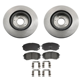 bproauto® - Front Brake Kit with Semi-Metallic Pads