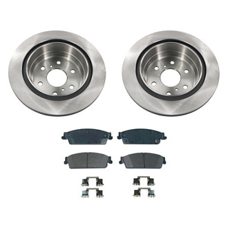 bproauto® - Brake Kit with Semi-Metallic Pads