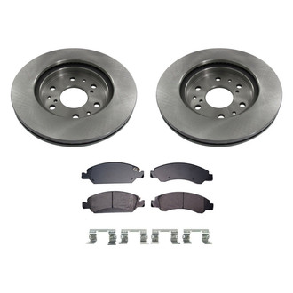 bproauto® - Front Brake Kit with Semi-Metallic Pads