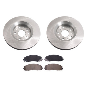 bproauto® - Brake Kit with Semi-Metallic Pads