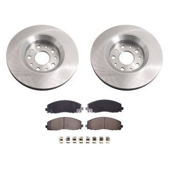 bproauto® - Front Brake Kit with Semi-Metallic Pads