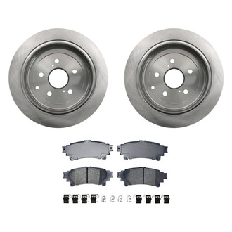 bproauto® - Rear Brake Kit with Semi-Metallic Pads
