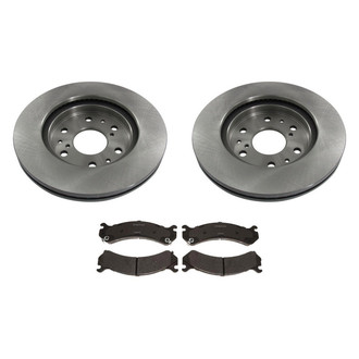 bproauto® - Front Brake Kit with Semi-Metallic Pads