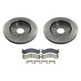 bproauto® - Front Brake Kit with Semi-Metallic Pads