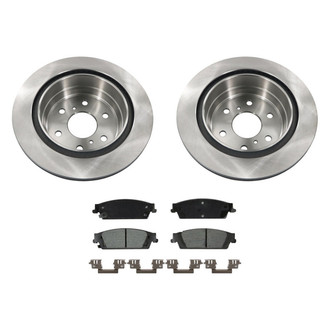 bproauto® - Rear Brake Kit with Semi-Metallic Pads