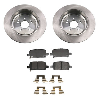 bproauto® - Rear Brake Kit with Semi-Metallic Pads