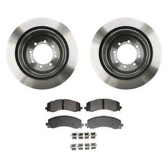 bproauto® - Rear Brake Kit with Semi-Metallic Pads