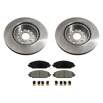 bproauto® - Front Brake Kit with Semi-Metallic Pads