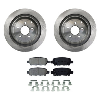 bproauto® - Brake Kit with Semi-Metallic Pads