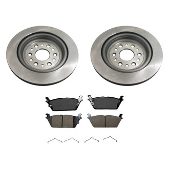 bproauto® - Rear Brake Kit with Semi-Metallic Pads