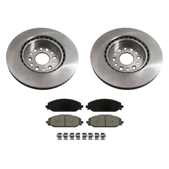 bproauto® - Front Brake Kit with Semi-Metallic Pads