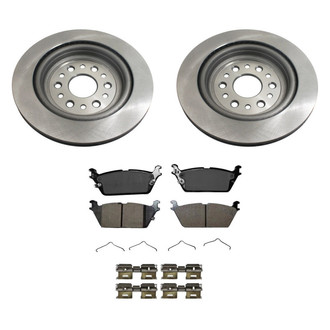 bproauto® - Brake Kit with Semi-Metallic Pads