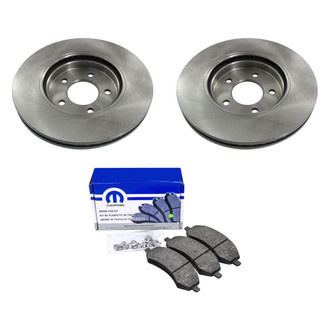 bproauto® - Front Brake Kit with Semi-Metallic Pads