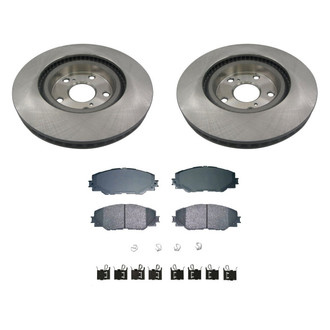 bproauto® - Brake Kit with Semi-Metallic Pads