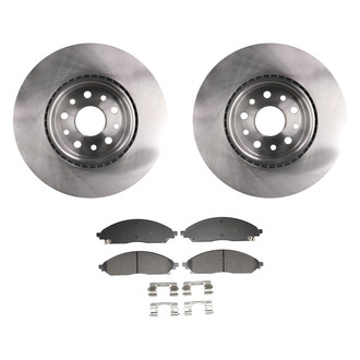 bproauto® - Front Brake Kit with Semi-Metallic Pads