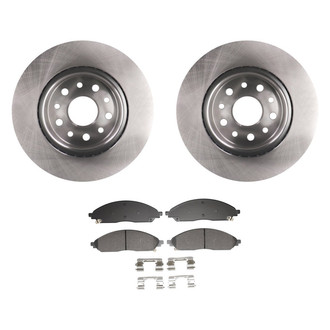 bproauto® - Front Brake Kit with Semi-Metallic Pads
