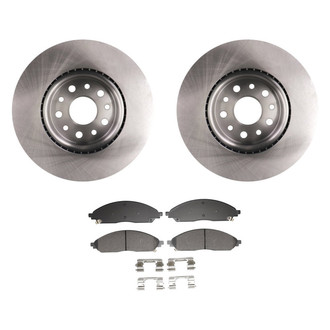 bproauto® - Front Brake Kit with Semi-Metallic Pads