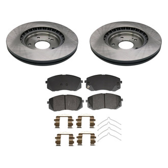 bproauto® - Front Brake Kit with Semi-Metallic Pads