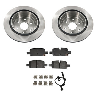 bproauto® - Rear Brake Kit with Semi-Metallic Pads
