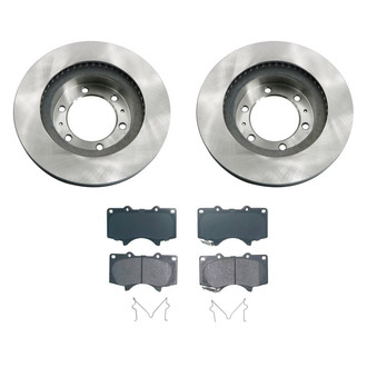 bproauto® - Front Brake Kit with Semi-Metallic Pads