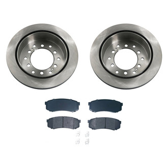 bproauto® - Rear Brake Kit with Semi-Metallic Pads
