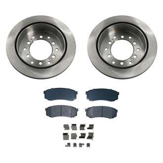bproauto® - Rear Brake Kit with Semi-Metallic Pads