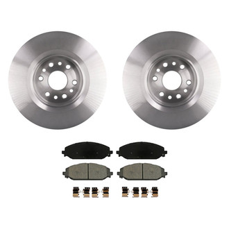 bproauto® - Front Brake Kit with Semi-Metallic Pads