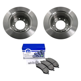 bproauto® - Rear Brake Kit with Semi-Metallic Pads