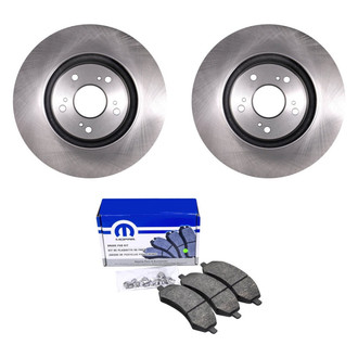 bproauto® - Front Brake Kit with Semi-Metallic Pads