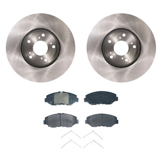 bproauto® - Front Brake Kit with Semi-Metallic Pads