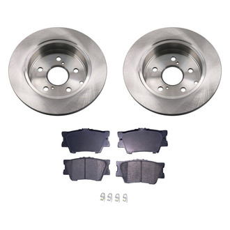 bproauto® - Rear Brake Kit with Semi-Metallic Pads