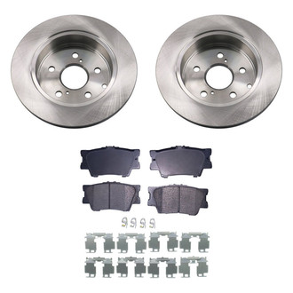 bproauto® - Brake Kit with Semi-Metallic Pads