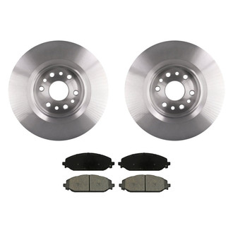 bproauto® - Front Brake Kit with Semi-Metallic Pads