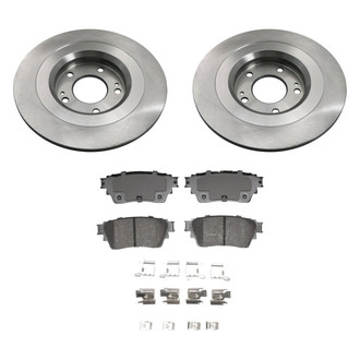bproauto® - Rear Brake Kit with Semi-Metallic Pads
