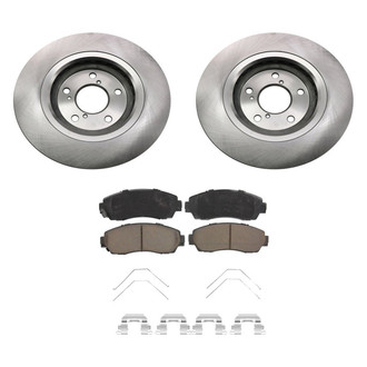 bproauto® - Front Brake Kit with Semi-Metallic Pads