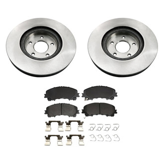 bproauto® - Front Brake Kit with Semi-Metallic Pads