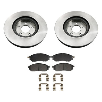 bproauto® - Front Brake Kit with Semi-Metallic Pads